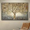 Abstract Art Golden Tree Oil Painting Modern Prints Pictures and Posters Nordic Living Room Home Wall Decoration Cuadros