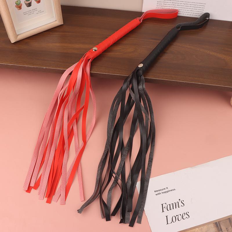 High Quality Pu Leather Pimp Whip Racing Riding Crop Training Horse Whip Stage Performance Prop Party Flogger Horse Riding Whip