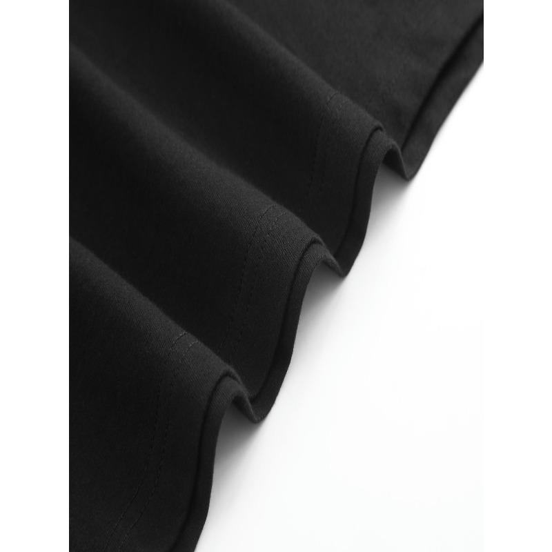 European Sizes F-Caw-F Black T-Shirt for Men - Eye-Catching Design with Bold Gold Text & Playful Orange Rooster Graphic