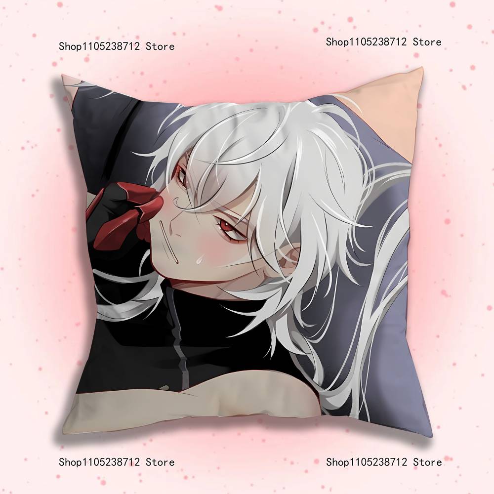 Game D-Date With Death M-Mangas Pillowcase Cushion Plush Boys Girls Cartoon Anime Kawaii Decoration Kids Birthday Cute Gifts