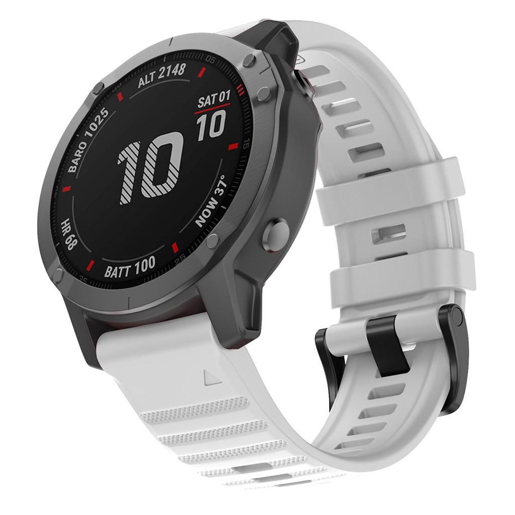 Silikon-Schnellverschluss-Uhrenarmband für Garmin Fenix 6, 6x, 5 und Fenix 3 (22mm/26mm)
