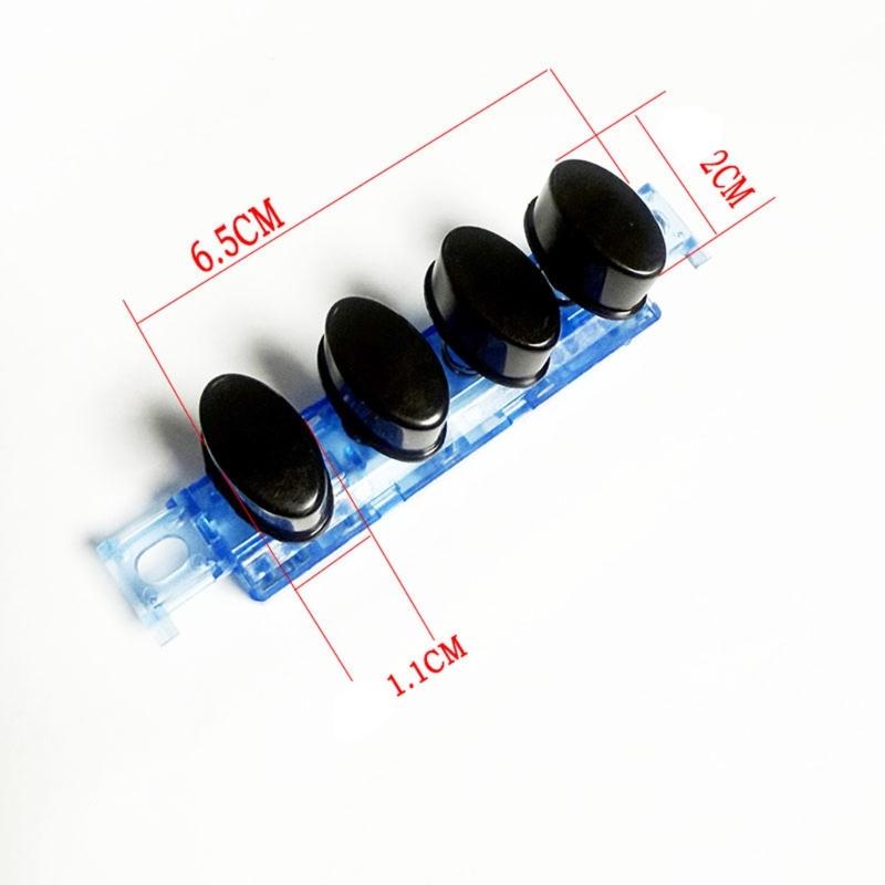Small 4 Key Control Panel Electric Switches Panel for Desk Fan Standing Fan Replacement Part 3 Speeds Plastic Texture