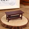 1Pc 1/12 Dollhouse Kitchen Room Furniture Dining Wood Table For Doll House