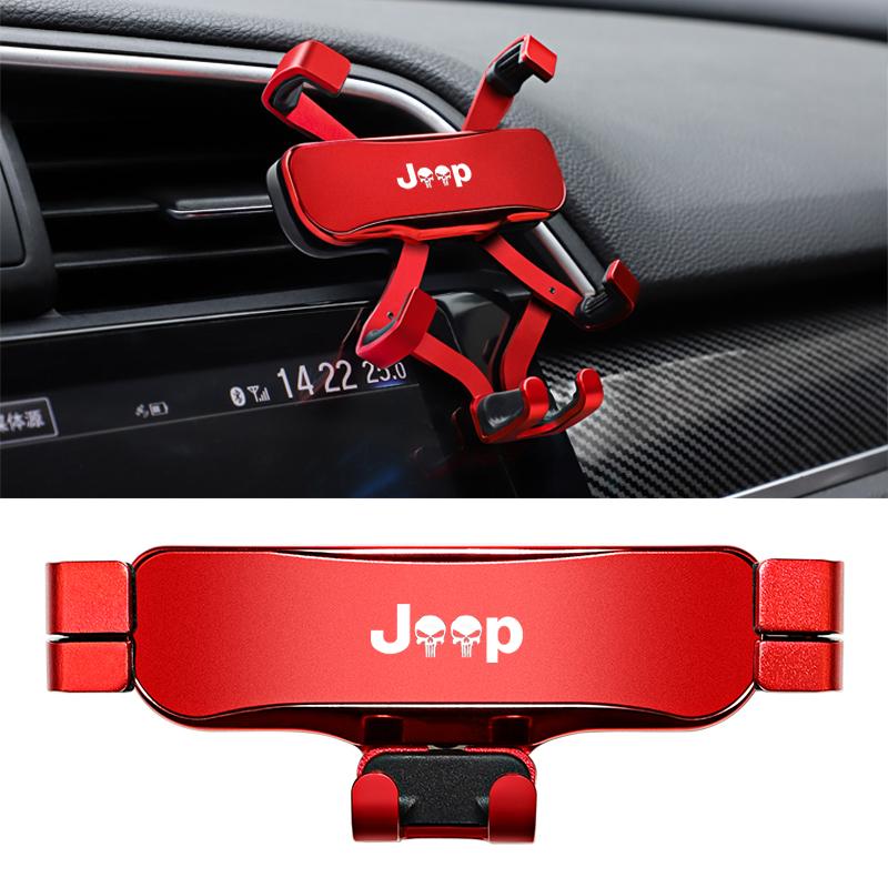 Portabicchieri Porta Telefono per Auto Clip per Bocchetta d'Aria Supporto Accessori per Jeep Wrangler JL JK Renegade Grand Compass Gladiator Cher