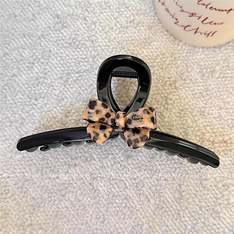 Super Pretty Bow Hair Claw High Grade Large Size Thick Hair Shark Clip Women Back Head Styling Hair Accessories