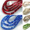 100 Pcs Cube Crystal Rhinestone Loose Spacer 4mm Beads DIY Jewelry Findings