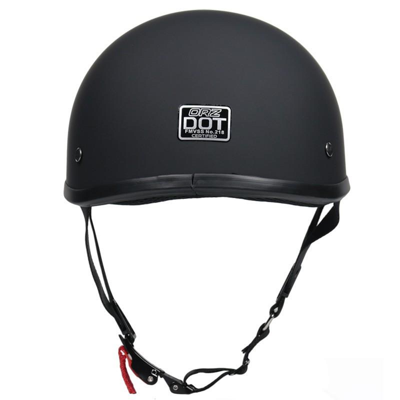 Lightweight Open-Face Motorcycle Helmet Men Women ABS Material Retro Style Full-Season Scooter Riding