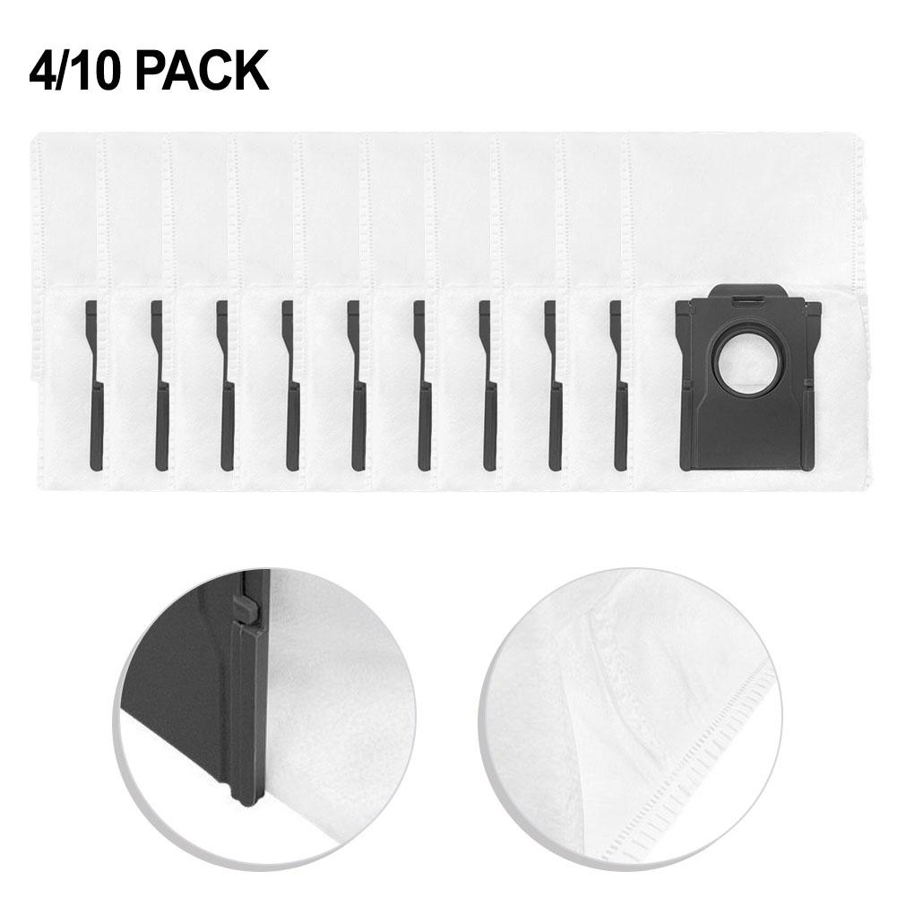 4/10Pcs Dust Bag For Mova Mobius 60 Robot Vacuum Cleaner Disposable Replacement Filter Non-woven Fabric Large Capacity