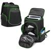 Trunab PS5 Storage Bag Protective Case Backpack for One One S PS5 Carry Bag Portable PS5/PS4/PS4 Pro/PS4 Slim/Xbox One/Xbox X/Xbox (Green)