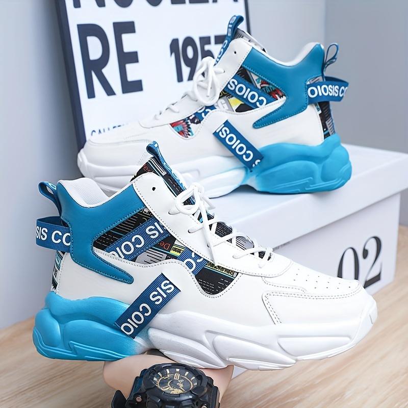 Модные массивные туфли с цветными блоками — фото 16