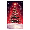 Christmas Door Decoration Festival Party Background Decoration Santa Decoration Tapestry