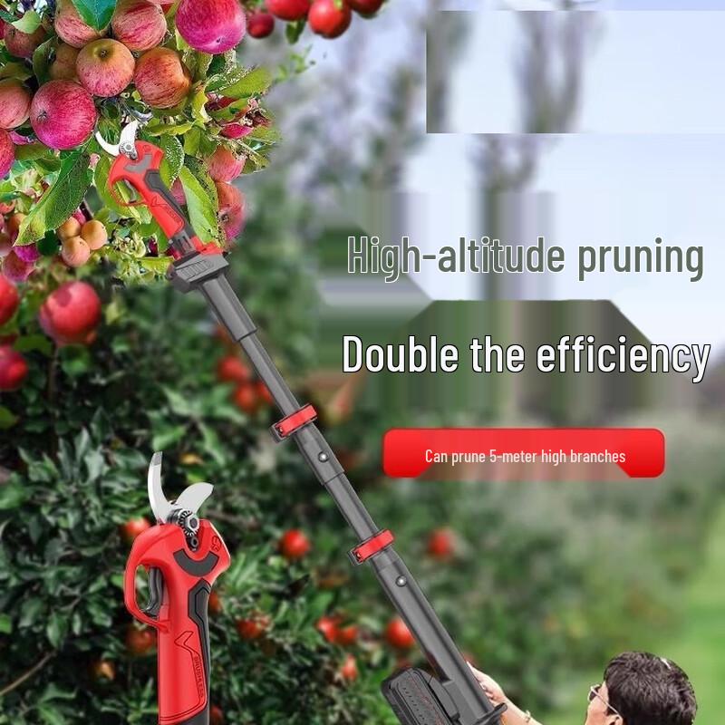 Беспроводные телескопические электрические секаторы Dunzhu, вилка CN (адаптер в комплекте)