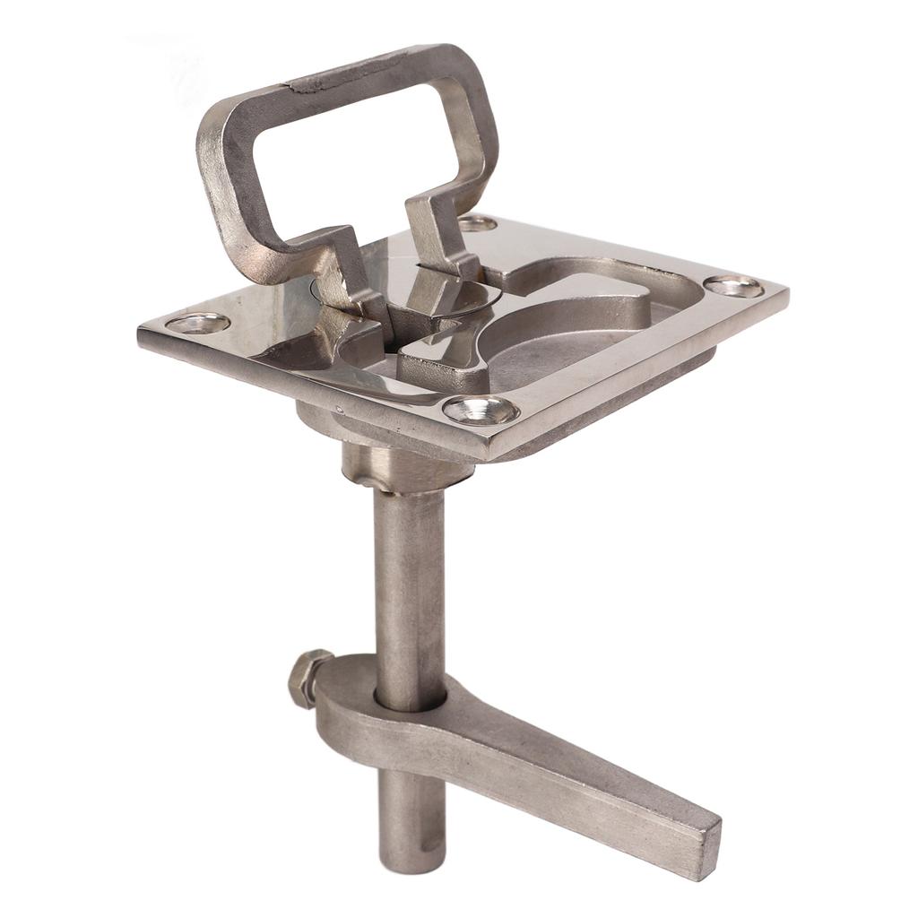 Boat Cam Latch Flush Pull Floor Buckle Hatch Latch 316 Stainless Steel 67x79mm Lift Handle Locking Latch for Yacht Ship