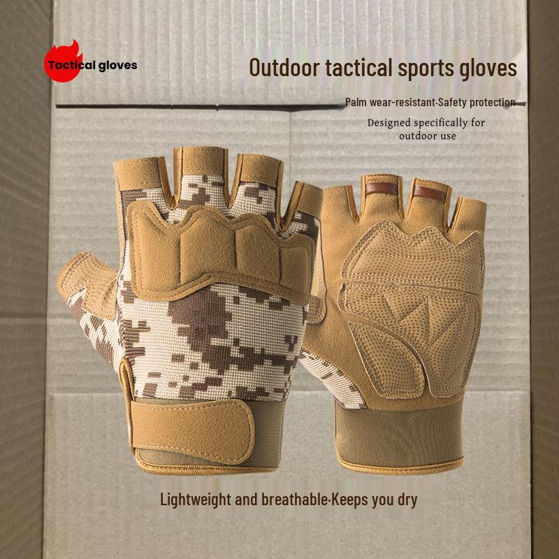 

Тактические перчатки без пальцев для мужчин и женщин: Спорт на открытом воздухе, Альпинизм, Вождение, Велоспорт, Тренировки спецназа L