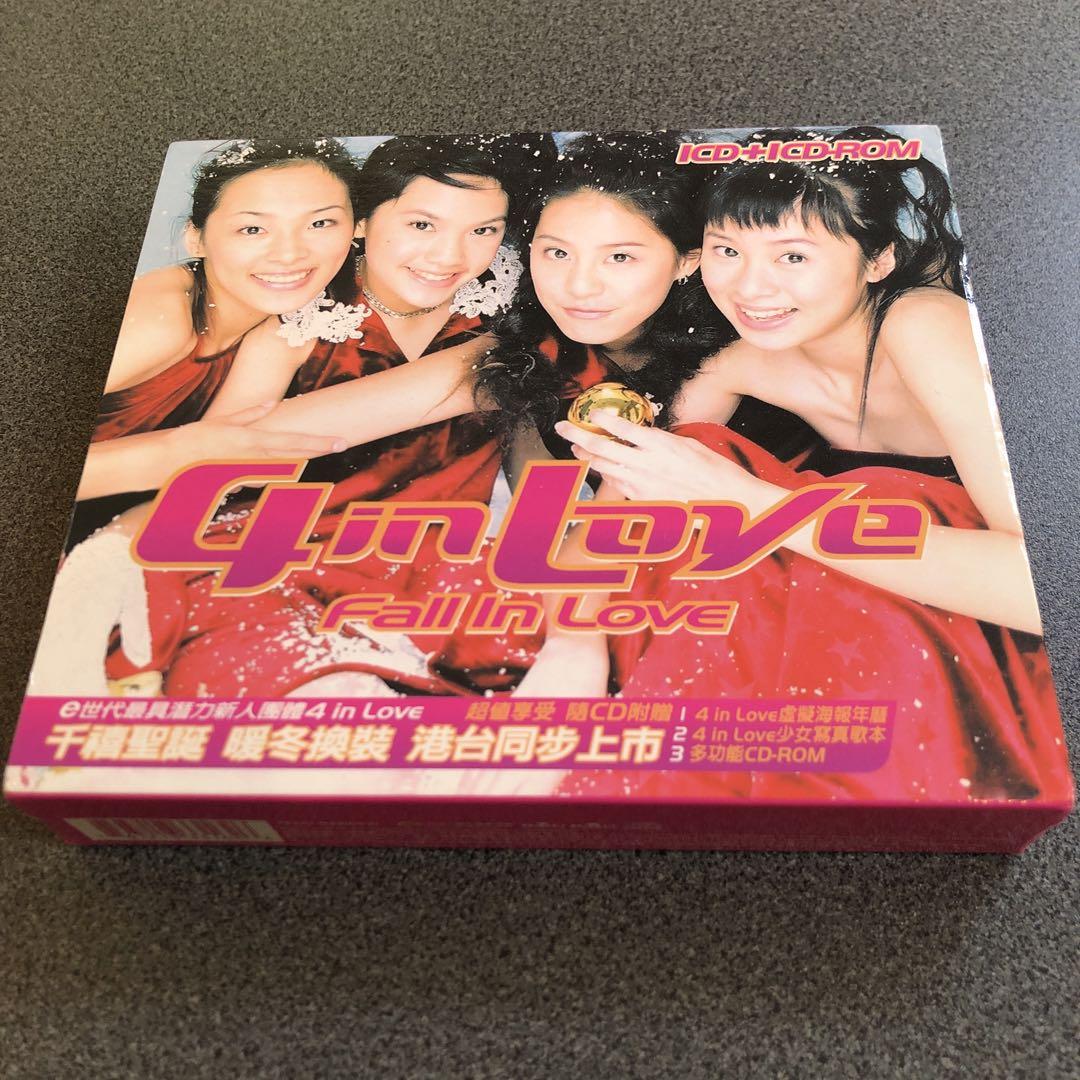 

[USED] Taiwanese regular edition 4 in Love - Fall in love CD+CDROM