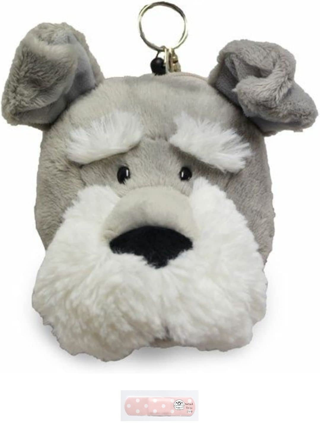 

NICI Плюшевый брелок-пропуск с шнауцером и рулеткой, (Чехол для пропусков, Бинты)