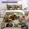 Set Biancheria da Letto Stile Gotico Traspirante Copripiumino con Federe Biancheria da Letto Decorativa per Camera da Letto Decorazione Casa Regalo di Compleanno