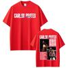 2026 Funny Carlos Prates Brazilian Smoker Graphic T Shirt Men's Women Fashion Gothic Classic T-shirts Y2K Gothic Cotton Oversized T-shirts