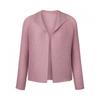 Pleats Me Chiffon Collarless Cardigan Epcdm125003
