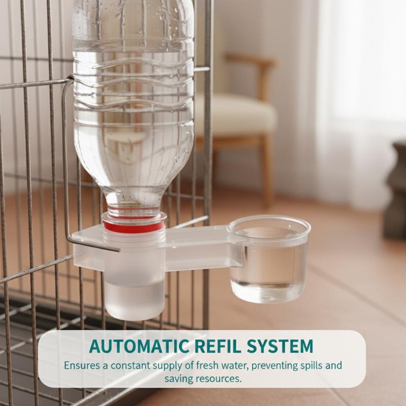 Plastic Pet Bird Drinker Feeder Water Bottle Cup Cat Chicken Pigeon For Pigeon Home Garden Automatic Water Dispenser For Birds