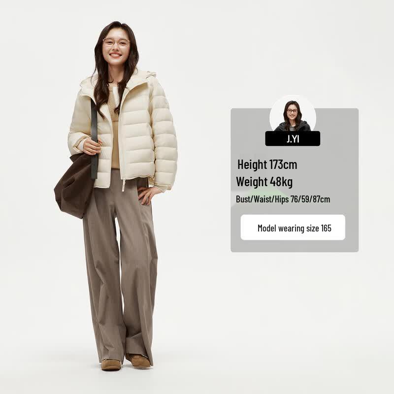 Women's Short Hooded Down Jacket