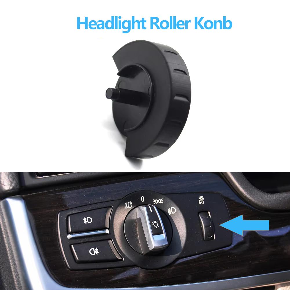 LHD RHD Reflektor Lampa Obrotowy Przycisk Przełącznika Świateł Przeciwmgielnych Panel Wykończeniowy Dla BMW 5 5GT 6 7 X3 X4 Seria F10 F11 F07 F06 F01 F25 F26
