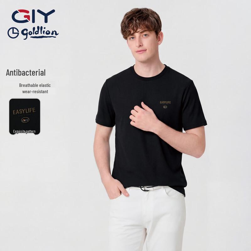 Goldlion Men s 2026 Spring/Summer Premium Short-Sleeved T-Shirt 2XL