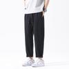 Dingfengbaoluo Men's Pure Cotton Casual Straight-Leg Pants FY05