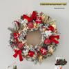 Luminous Christmas Wreath: Festive Door & Wall Decoration for Bar & Mall Scenes