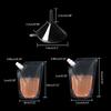 50pcs Transparent Plastic Liquid Packaging Pouch Reusable Drinking Bags Juice Beverage Sealed Clear Storage Organizer