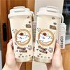 Coffee Cup Thermos Cup for Men and Women, High Value 111 Stainless Steel 1011 New Student Large-capacity Straw Water Cup