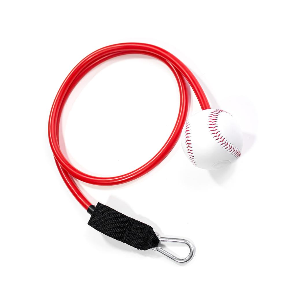 Baseball Rubber Baseball Throwing Trainer Resistance Band Baseball Exercise Bands with Interchangeable Baseball Grip
