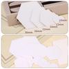 600 Stuks Zeshoekig Paper Piecing Papier voor Patchwork Quilting, 6 Verschillende Maten Paper Piecing Vorm Quilting Templates