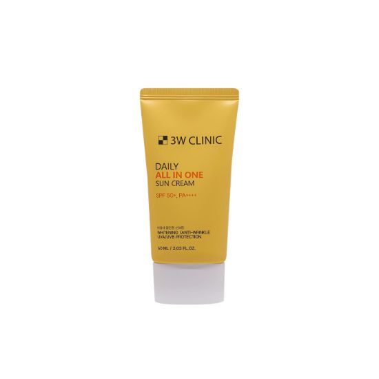 3W Clinic Daily All-In-One Sunscreen SPF50+ PA+++ Moisturizing & UV Protection 60ml