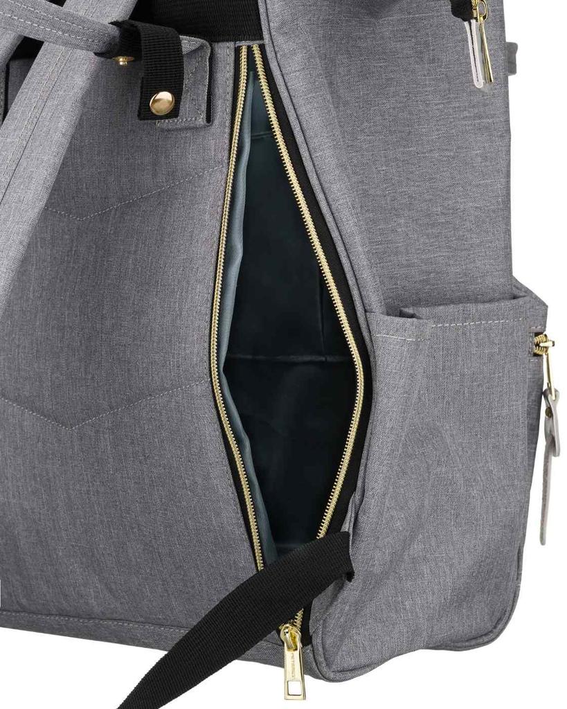 Fabric Backpack PTN ALFA-5288 Gray