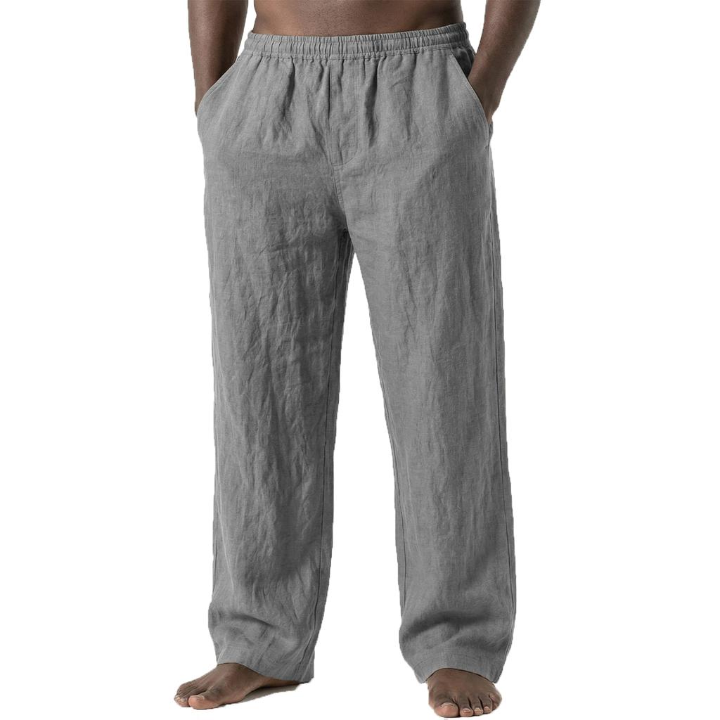 Men's Relaxed-Fit Stretch Waist Straight-Leg Pants