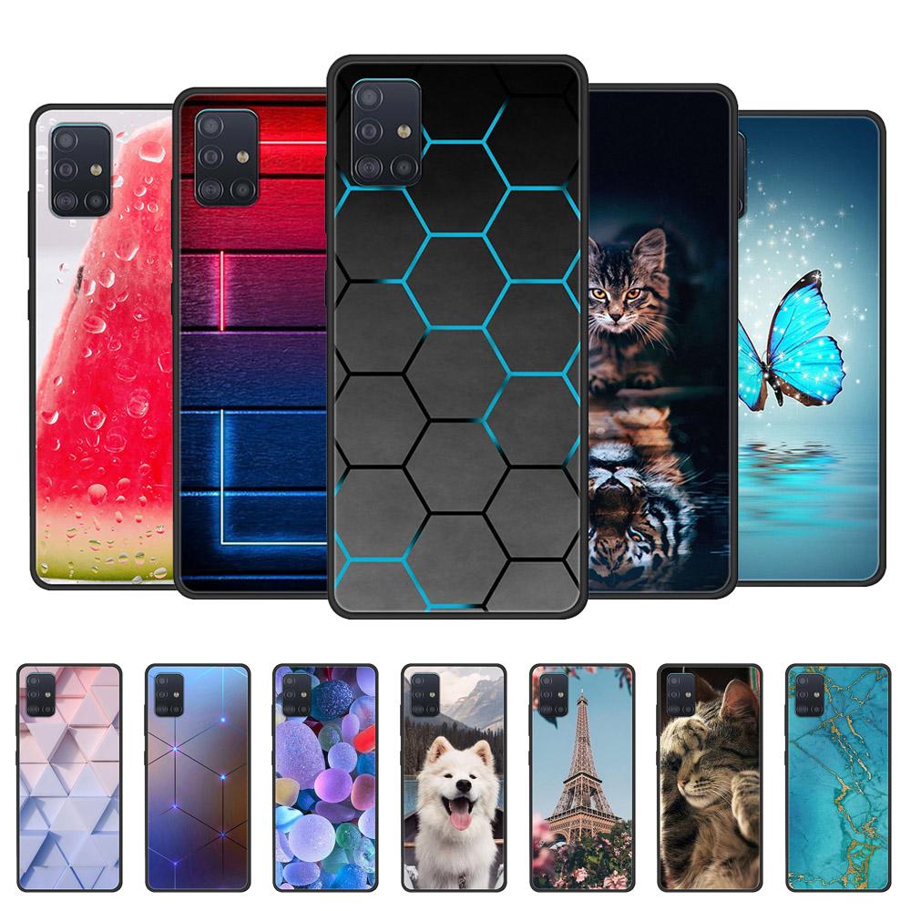 Für Samsung Galaxy A31 A51 A71 Hülle Silikon Rückabdeckung Handyhülle Für Samsung A51 A71 A31 A315 A515 A715 Weiche Hülle Stoßfänger coque