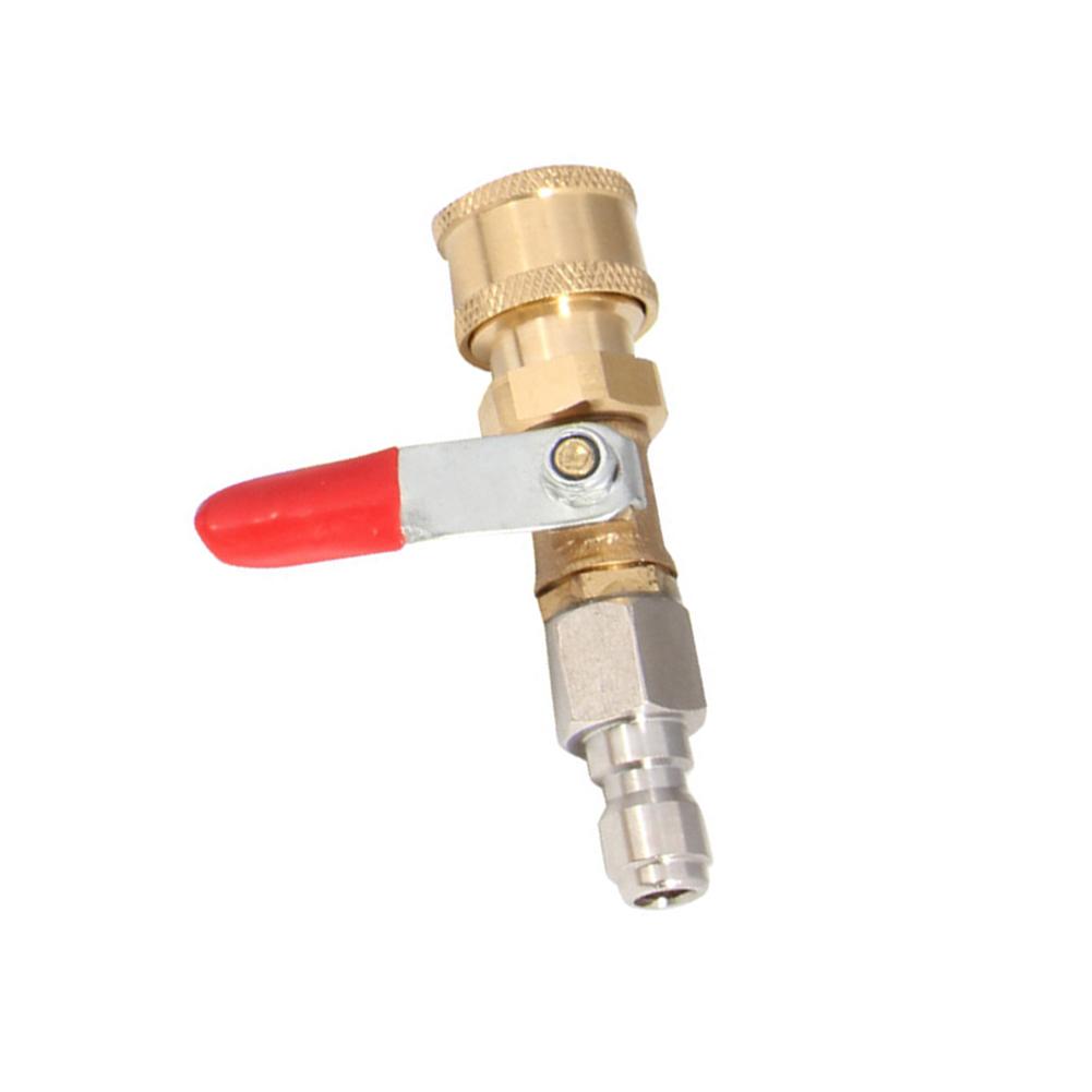 Adjustable Water Flow Valve Quick Connect Valve Pressure Washer Fitting 1 4 Quick-connect Valve Easy Maneuverability