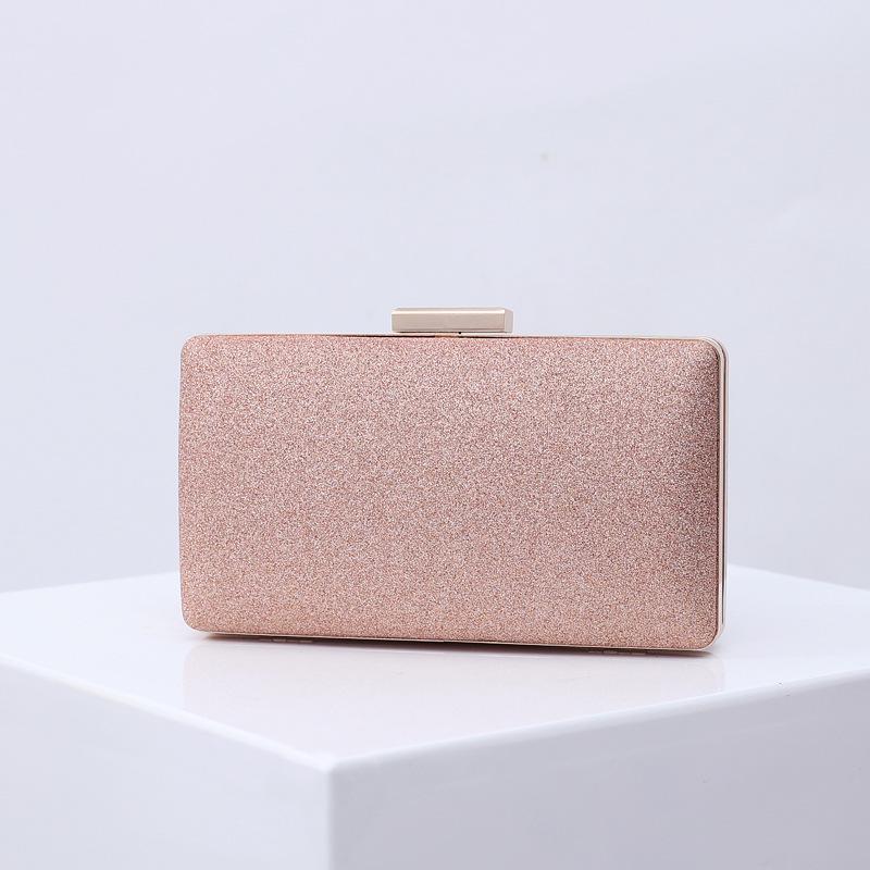 Moteriška kvadratinė rankinė prabangi dizainerio rankinė šampano spalvos piniginės vakarinė delninė retro blizganti peties crossbody rankinė vestuvių vakarėliui
