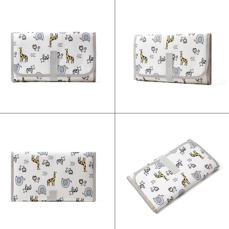 Lightweight Waterproof Portable Baby Changing Pad with Stroller Attachment