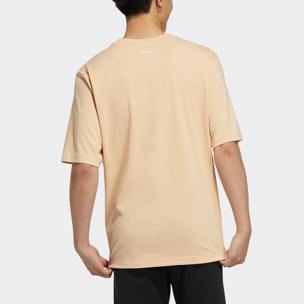 Adidas Neo Pocket Crewneck T-Shirt Men Tops Amber H62006