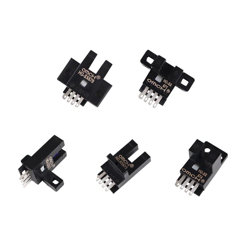 U Slot Type Mini Photoelectric Switch HG-SX670/671R/672/673R/674 Optocoupler Sensor With Cable NPN