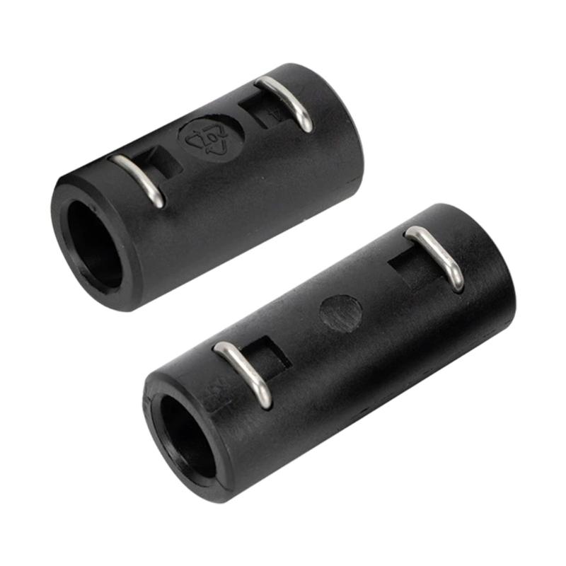 Pressure Washer Connector Fitting 2 Piece Hose Extension Coupler with Clip Lock Design for Vehicle Washing and Patio Rinsing