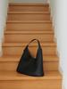 Reframe Big Hobo Bag Black Fleurized Leather