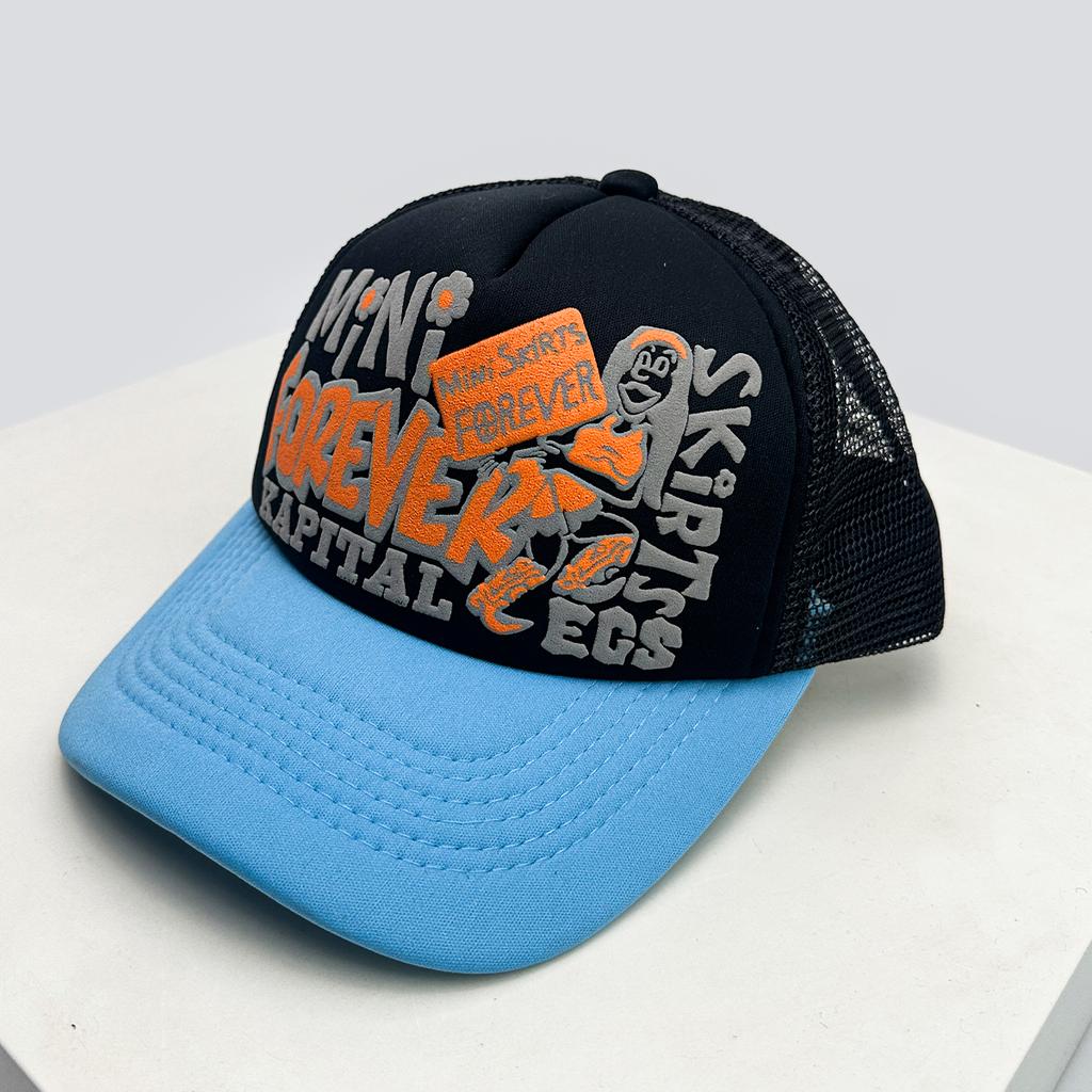Baseball Letterings Alphabet Printed Graffiti Art Street Urban Style American Women  Men For Neutral Gender Fresh Caps Peaked Hats Sunshade Color