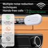 2 IN 1 Bluetooth 5.4 Audio-Adapter 3,5MM AUX Stereo Drahtloser Sender Empfänger Mit Mikrofon 1 zu 2 Headset Für TV Auto-Kit Lautsprecher