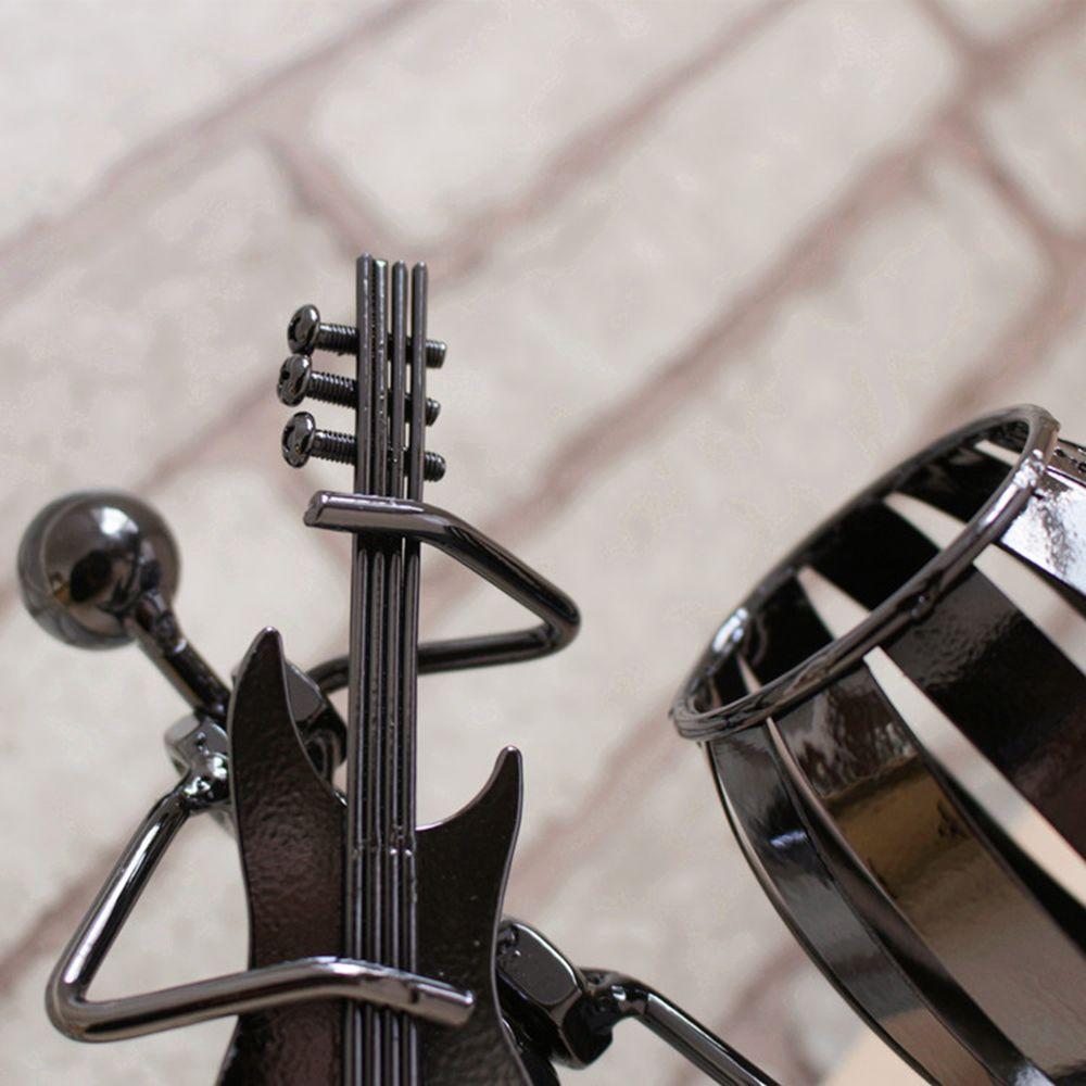 Metal Desk Tidy Novelty Pen Holder Vase Container Stationery Supplies School Office Organizer