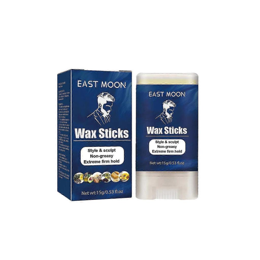 East Moon men's hair wax stick broken hair care lasting shaping natural & fluffy three-dimensional easy shaping hair wax stick