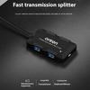 ONTEN 8102B 4-Port USB 3.0 Hub Square Powered Splitter With Smart BC1.2 Charging Protocol 480Mbps/5Gbps