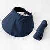 Breathable Large Brim Sun Hat UV Protection Empty Top Hat Creative Woman's Sunshade Hat  Travel